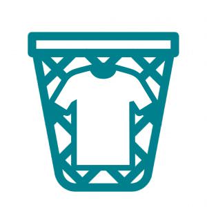 The average U.S. citizen  throws away 81lbs. of  clothing each year.