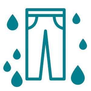 It takes around 2,600 gallons to make a new pair of jeans.